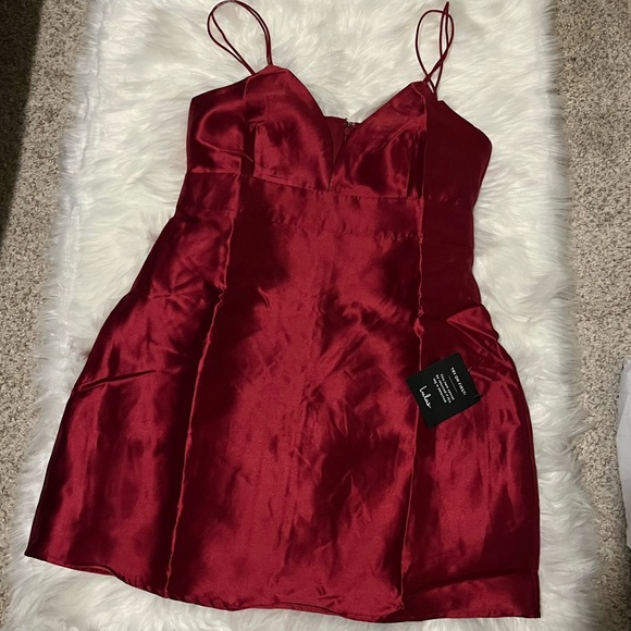 Lulus Wine Red Sleeveless Mini Dress - Picture 3 of 4